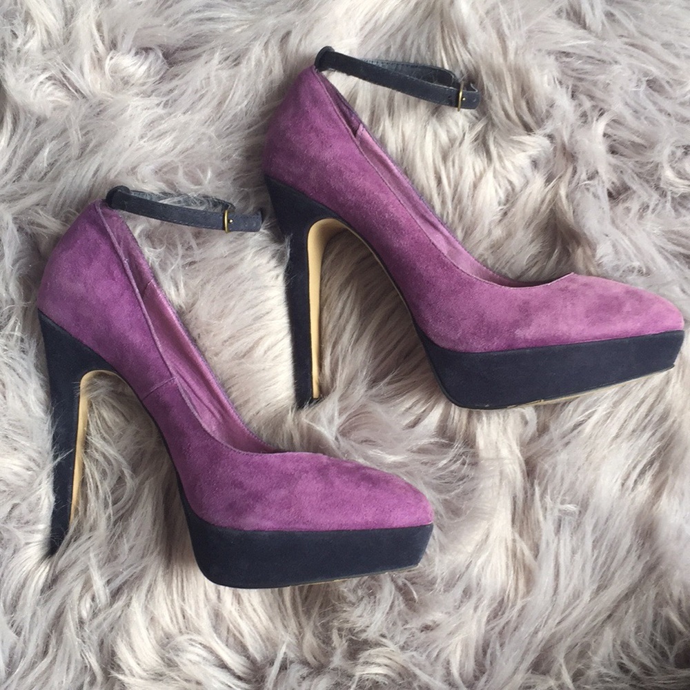Kate & Mel Purple Platform Pumps